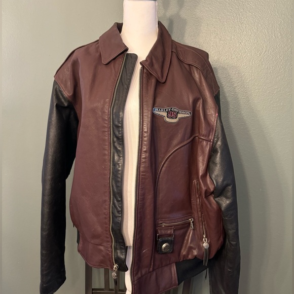 Harley Davidson 95th anniversar leather jacket